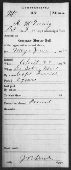 A McQuaig Muster Roll Page 3